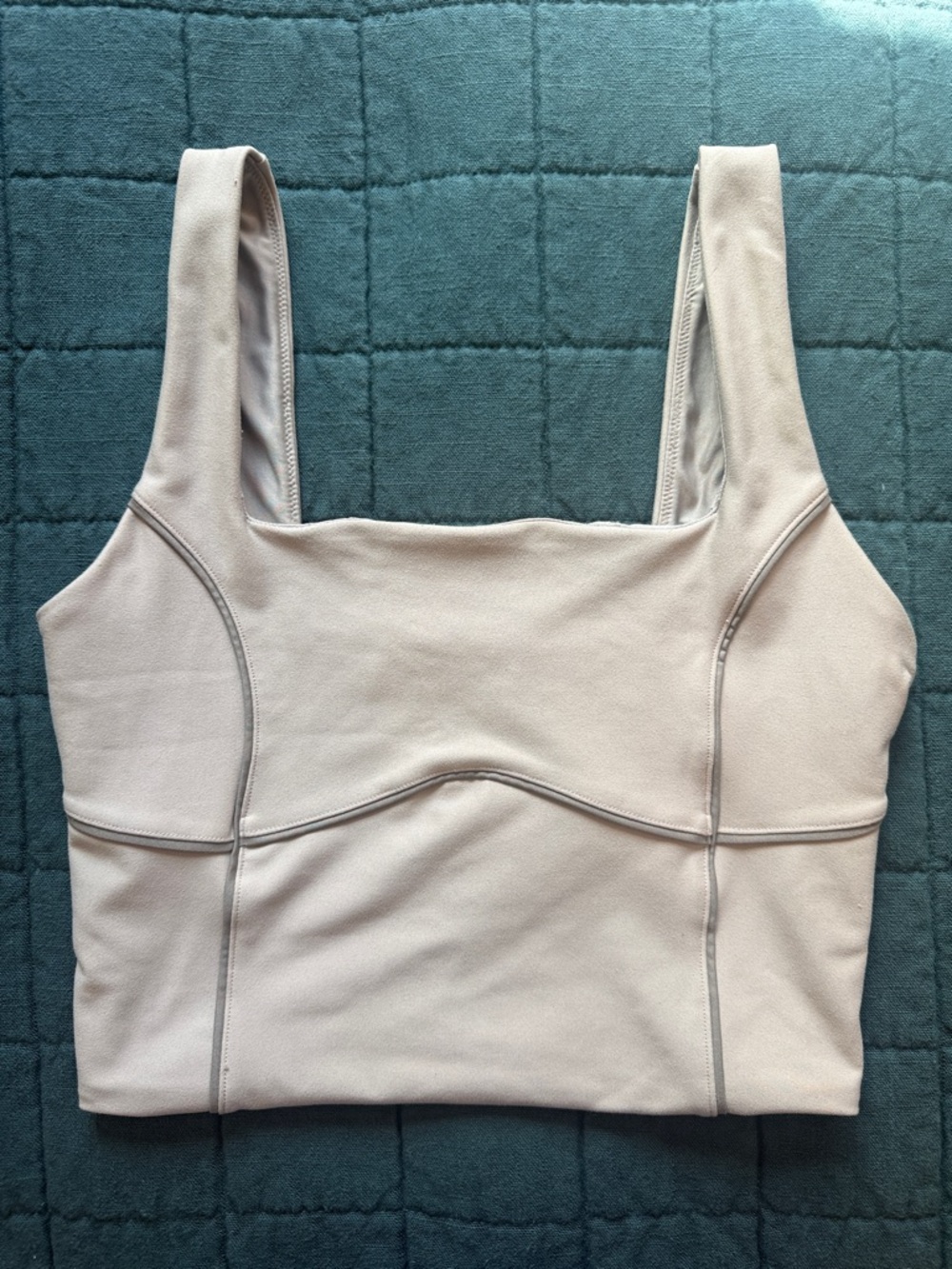 EUC Abercrombie YPB Squareneck Slim Tank / Bra Size Medium